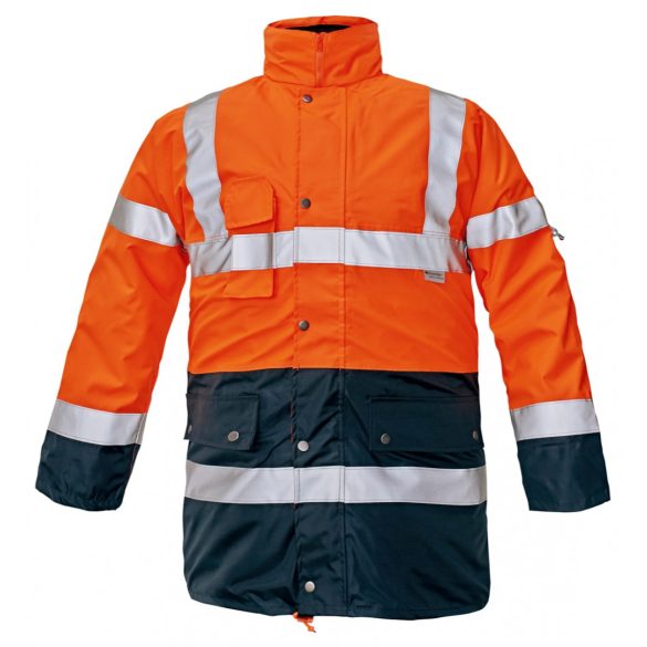BI ROAD 4in1 HV kabát narancs/navy 4XL
