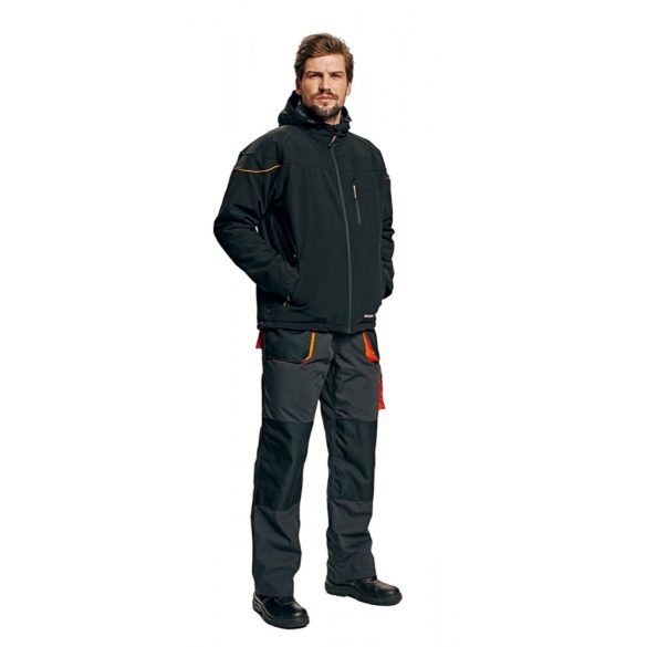 EMERTON WINTER SOFTSHELL dzsek fekete S