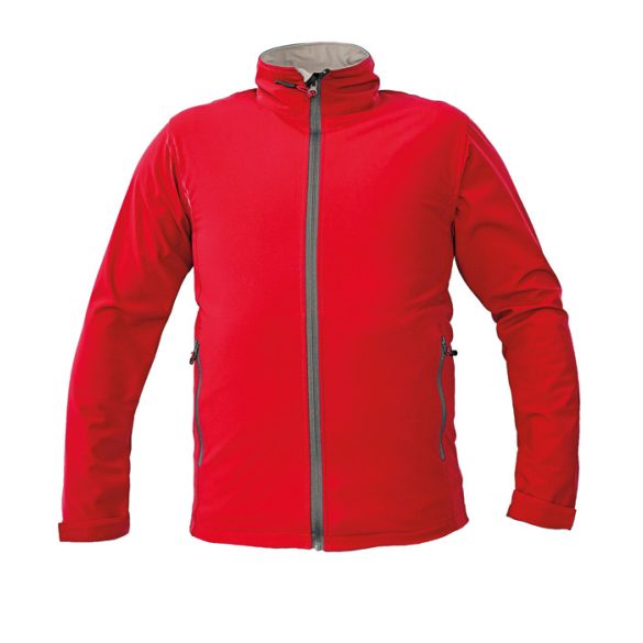 NAMSEN softshell kabát piros L