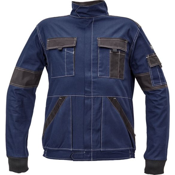 MAX SUMMER kabát petrol kék/fekete 52