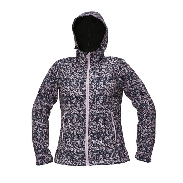 YOWIE PRINT softshell lila/navy L