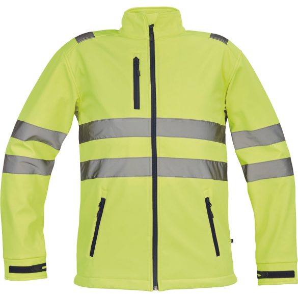 MURCIA HV SOFTSHELL kabát sárga L