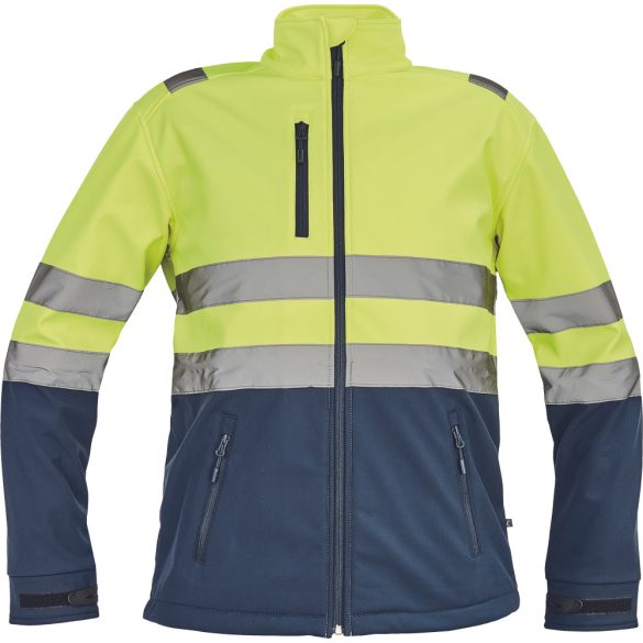 GRANADA HV SOFTSH.kabát sárga/navy M