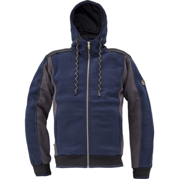 DAYBORO kapucnis kardigán navy XL