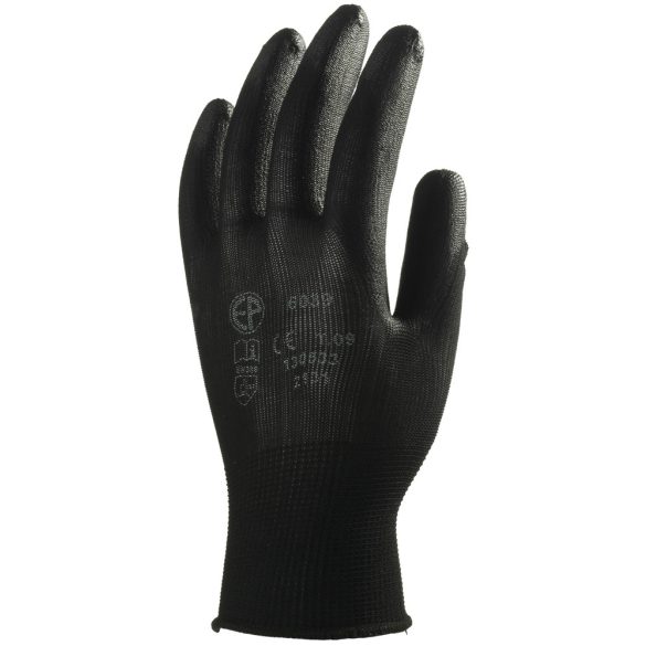 COVERGUARD 6039 FEKETE PRECÍZIÓS POLIÉSZTER KESZTYŰ, PU MÁRTOTT TENYÉRREL_9
