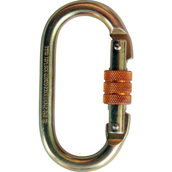 Toplock Karabiner, Csavarmenetes