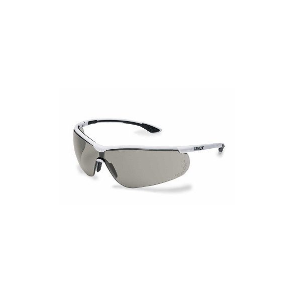 Új! Uvex Sportstyle Füstszínű Szemüveg Fehér-Fekete Keret
