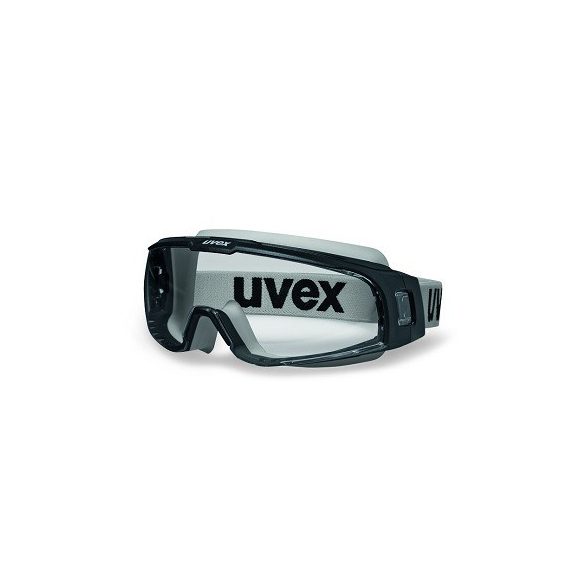 Új! Uvex U-Sonic Szemüveg Fekete Keret, Gumip.Víztiszta