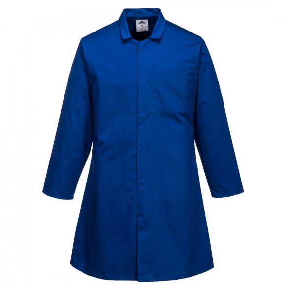 Portwest Férfi élelmiszeripari köpeny, 1 zsebbel-2202-royal kék-4XL