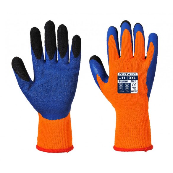 Portwest Duo-Term védőkesztyű-A185-narancs/kék-XL