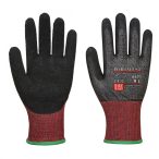 Portwest AHR13 F Dark Latex Cut kesztyű-A671-fekete-2XL