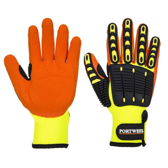 Portwest Anti Impact védőkesztyű-A721-sárga/narancs-L