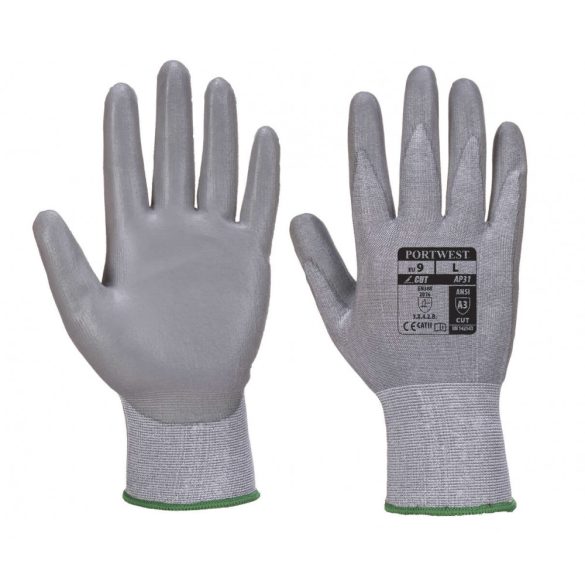 Portwest Senti Cut Lite kesztyű-AP31-fekete / szürke-L