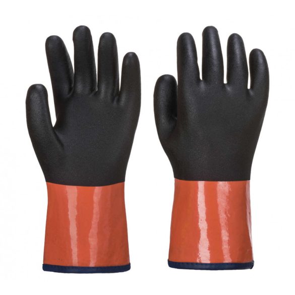 Portwest AP91 - Chemdex Pro kesztyű, Cut 5 - 8/M - Fekete/Narancs