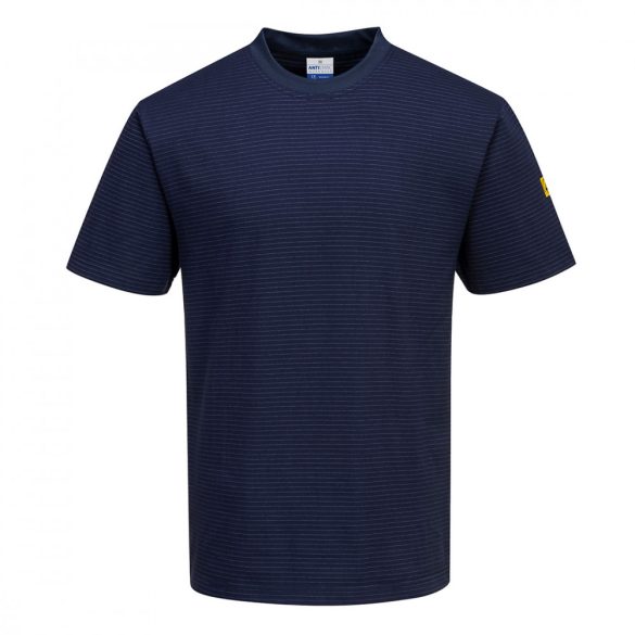 Portwest Antisztatikus, ESD póló-AS20-tengerészkék-3XL