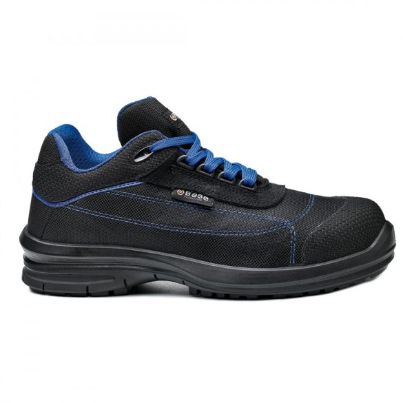 BASE Pulsar munkavédelmi cipő  S1P SRC-B0952-fekete/kék-40