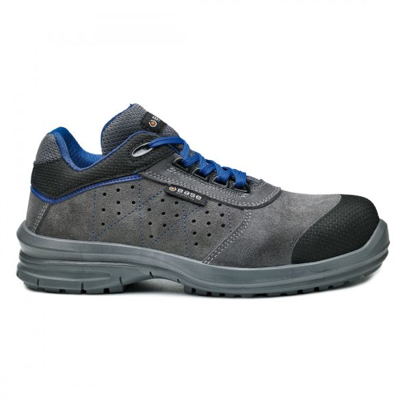 BASE Quasar munkavédelmi cipő  S1P-B0953-szürke/fekete-45