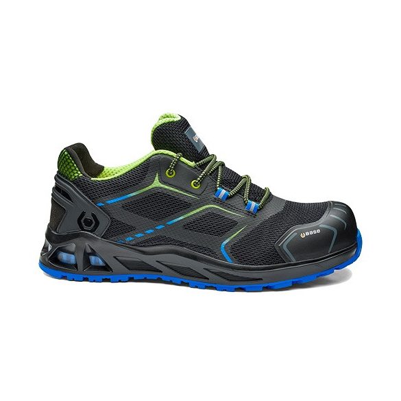 BASE K-Step/K-Speed/K-Move munkavédelmi cipő S1P HRO SRC-B1004-fekete/kék-44