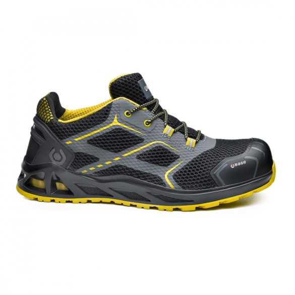 BASE K-Step/K-Speed/K-Move munkavédelmi cipő S1P HRO SRC-B1004-fekete/sárga-39