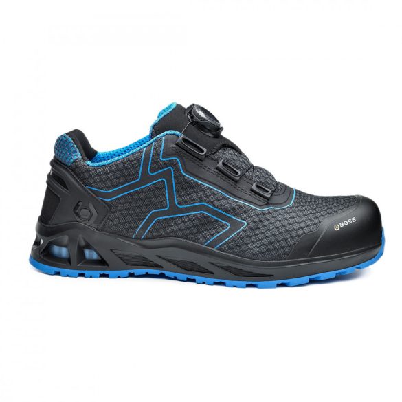 BASE K-Trek munkavédelmi cipő  S1P HRO SRC-B1005-fekete/kék-43