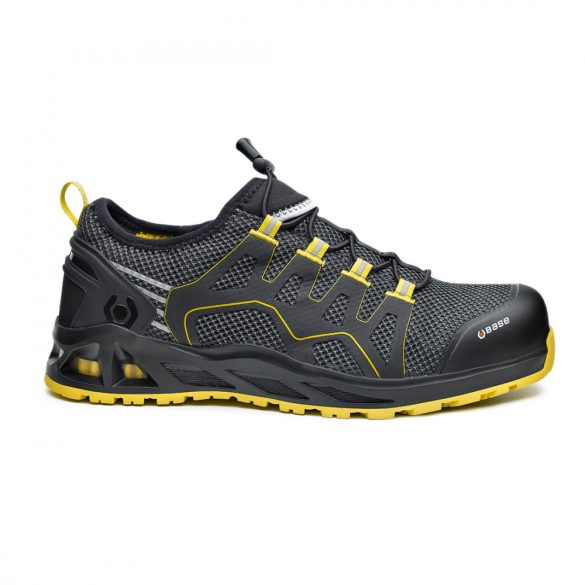 BASE K-Balance munkavédelmi cipő  S1P HRO SRC-B1006-fekete/sárga-41