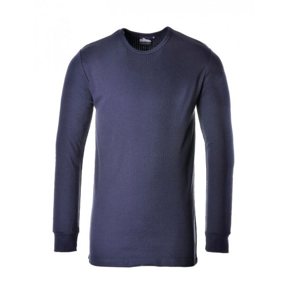 Portwest Hosszú ujjú póló - aláöltözet-B123-tengerészkék-2XL