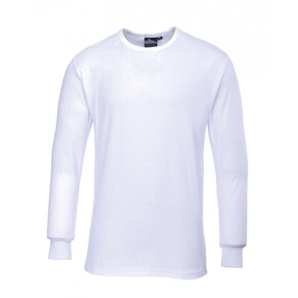 Portwest Hosszú ujjú póló - aláöltözet-B123-fehér-2XL