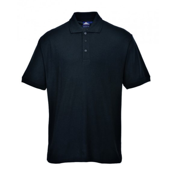 Portwest Nápoly teniszpóló-B210-fekete-2XL