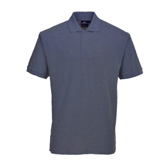 Portwest Nápoly teniszpóló-B210-metál szürke-2XL