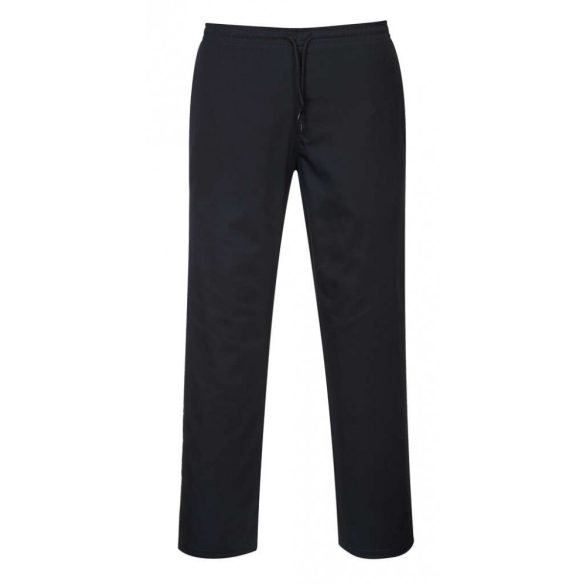 Portwest Szakács nadrág húzózsinórral-C070-fekete-2XL