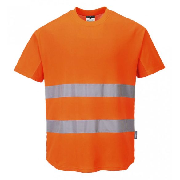 Portwest Hálós póló-C394-narancs-3XL