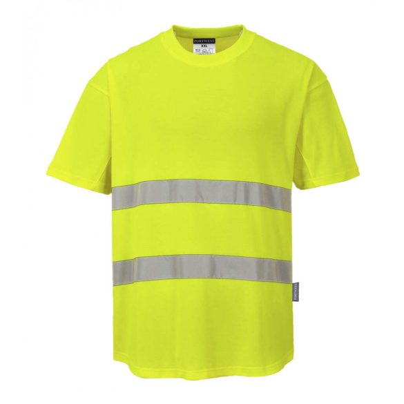 Portwest Hálós póló-C394-sárga-2XL