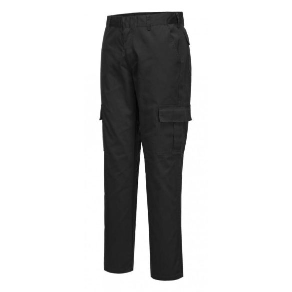 Portwest C711 - Slim Fit Combat nadrág - 46 - fekete
