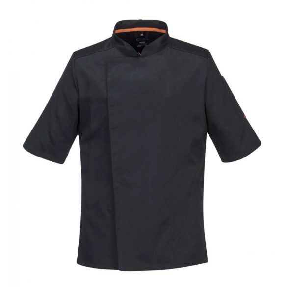 Portwest MeshAir Pro rövid ujjú kabát-C738-fekete-2XL