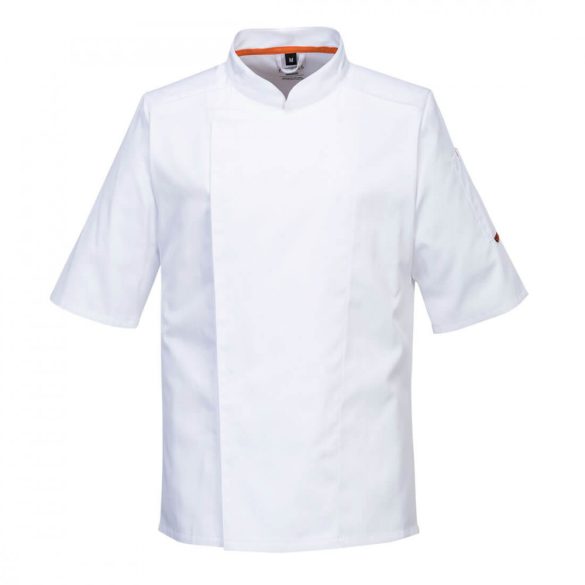 Portwest Stretch Mesh Air Pro Short Sleeve Jacket-C746-fehér-L