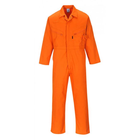 Portwest Liverpool Zip overál-C813-narancs-XL