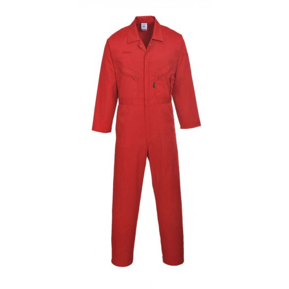 Portwest Liverpool Zip overál-C813-piros-S