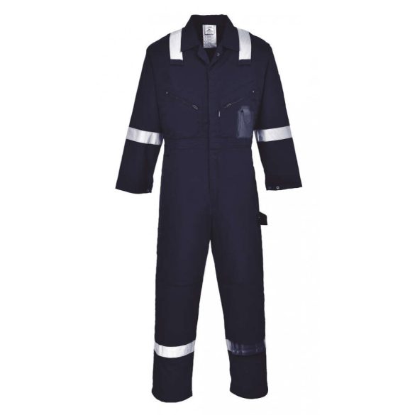 Portwest Iona pamut overál-C814-tengerészkék-XL