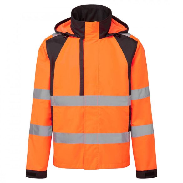 Portwest WX2 Eco Hi-Vis esőkabát-CD860-narancs/fekete-L