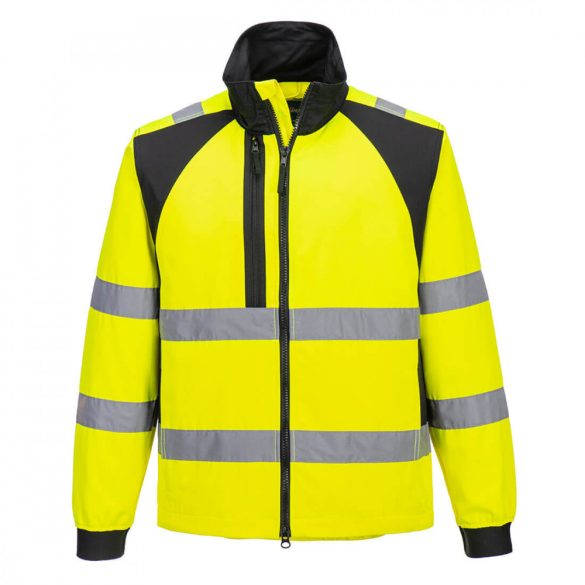 Portwest WX2 Eco Hi-Vis Work Jacket-CD861-sárga / fekete-4XL