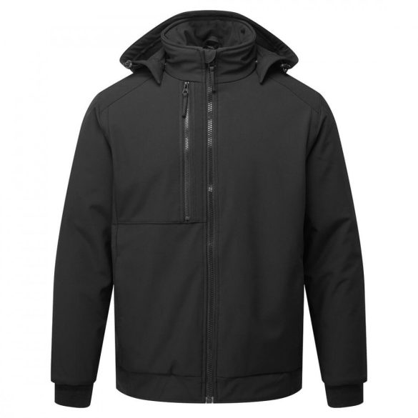 Portwest WX2 Eco bélelt softshell dzseki (2L)-CD874-fekete-2XL