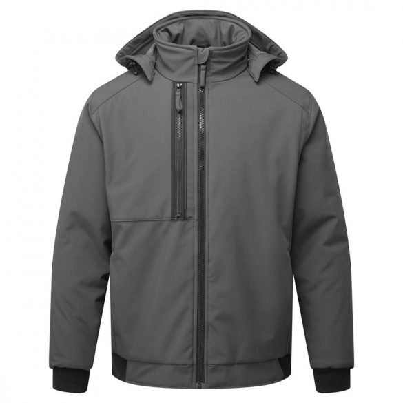 Portwest WX2 Eco bélelt softshell dzseki (2L)-CD874-metál szürke-M
