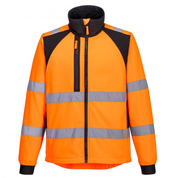 Portwest WX2 Eco Hi-Vis Softshell (2L)-CD875-narancs/fekete-S