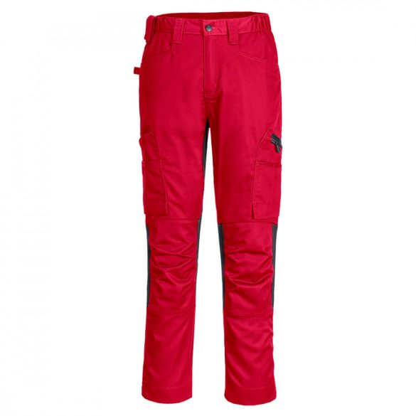 Portwest WX2 Eco Stretch Trade nadrág-CD881-sötét piros-36 (L)