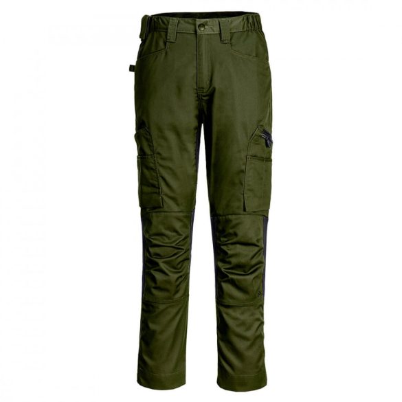 Portwest WX2 Eco Stretch Trade nadrág-CD881-oliva-33 (M)