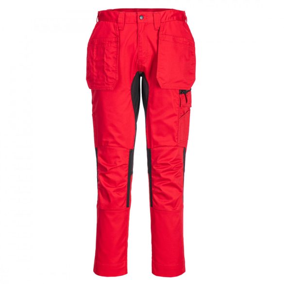 Portwest WX2 Stretch Holster nadrág-CD883-sötét piros-28 (XS)