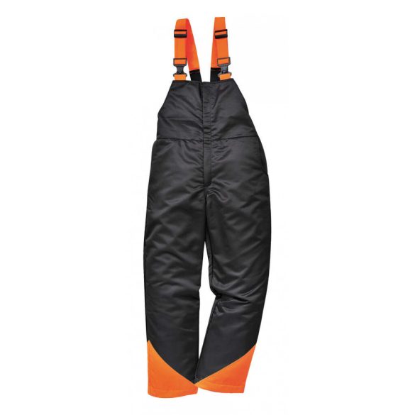 Portwest Oak kantáros nadrág-CH12-fekete-2XL