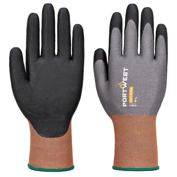 Portwest CT Cut C21 Nitrile Glove-CT21-szürke/fekete-M