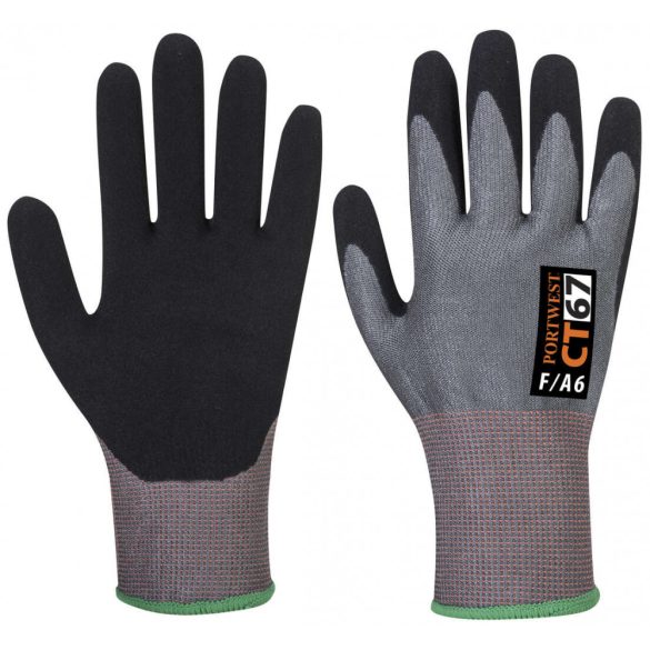 Portwest CT67 AHR Nitril hab-CT67-szürke/fekete-XL