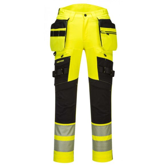 Portwest DX4 Hi-Vis nadrág-DX442-sárga / fekete-30 (S)
